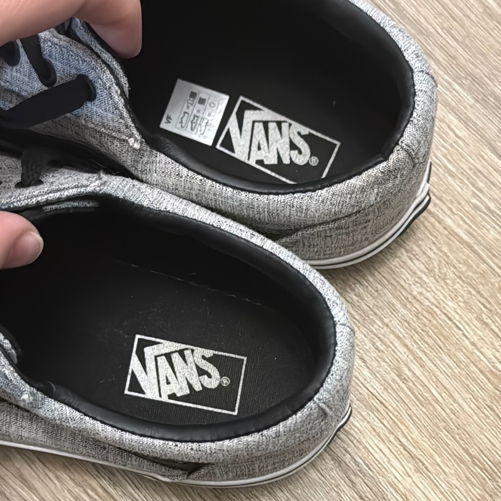 Vans Gray and Black Sneakers Classic Style - Picture 8 of 8